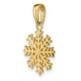 thumbnail image 4 of Auriga Fine Jewelry 10K Yellow Gold Snowflake Pendant for Women (L-20 mm, W-14 mm), 4 of 7