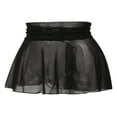 thumbnail image 1 of Jupe en Résille Transparente pour Femme, Jupe Courte Plissée Taille Haute Colorée TG, 1 of 10