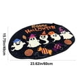 thumbnail image 3 of Aoznliie Door Mat, Halloween Pumpkin Ghost Decorative Welcome Mat for Front Door, 24x16 inch Non Slip Entryway Rug, Multicolor, 3 of 7