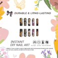 Fall Press on Nails Long Square MABKJLF Black Fake Nails Full Cover