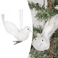 thumbnail image 5 of Simulated Foam Feather Bird White Birds Figurines Christmas Tree Pendant Decor, 5 of 7