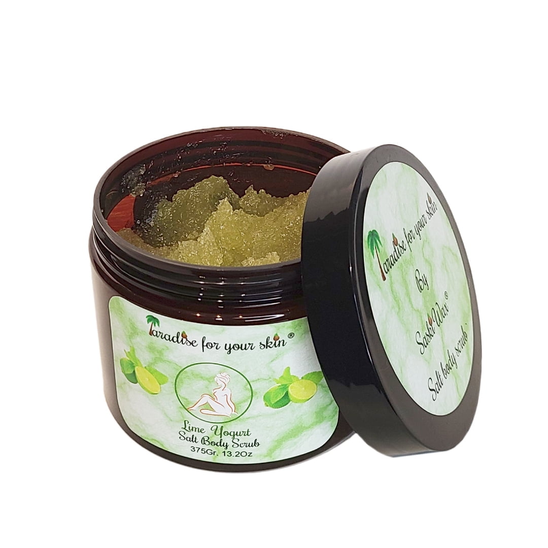 lime Yogurt Salt Body Scrub