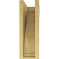 thumbnail image 4 of 5"W x 10"D x 15"H Classic Helena Rough Cedar Woodgrain TimberThane Corbel, Primed Tan, 4 of 6