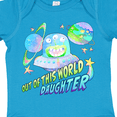 thumbnail image 4 of Inktastic Out of This World Daughter Cute Alien in Outer Space Girls Baby Bodysuit, 4 of 5