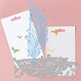 thumbnail image 3 of Juego de 3 troqueles de corte sin plumas de 16 piezas para scrapbooking DIY con pájaros metálicos sin plumas. Plantillas para troquelar y repujar., 3 of 7