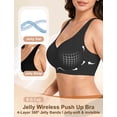 thumbnail image 2 of Sostén Soft Intention Jelly Sin Aros Inalámbrico Push Up Negro, 2 of 7