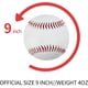 thumbnail image 4 of Pelotas de entrenamiento de béisbol de 9 pulgadas, pelota de entrenamiento, pelota de entrenamiento, juego de equipo deportivo, entrenamiento de béisbol Feliz Sencillez, 4 of 5