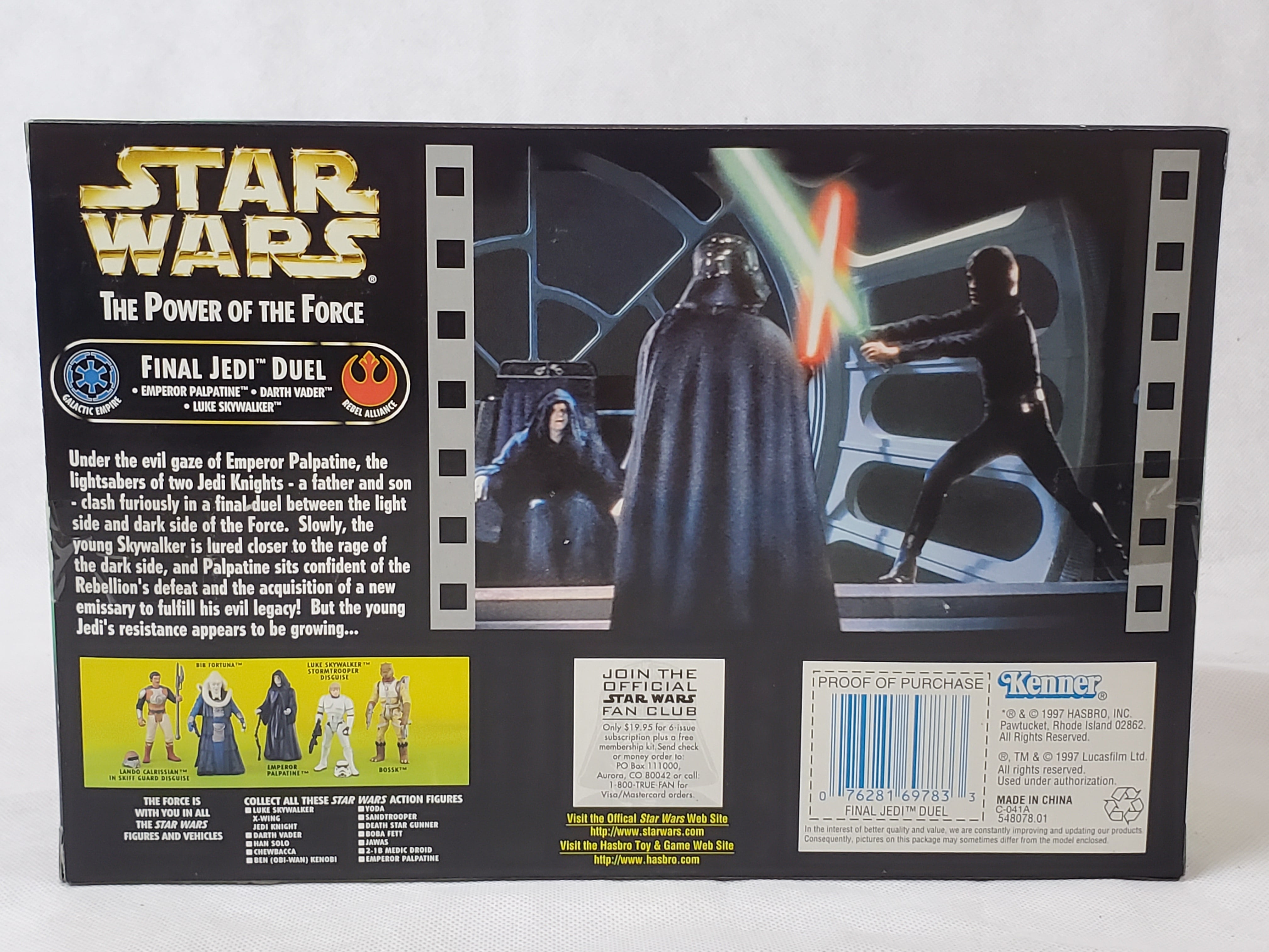 DARTH VADER FINAL JEDI DUEL Star Wars Power Of The Force 2 1997 