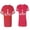Men Red / Women Red, variant on Chess King Queen Matching Couple Cotton Jerseys (Men Red / Women Black) (Men S / Women S)