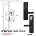 thumbnail image 2 of Digital Electronic Smart Door Lock With Biometric Camera Fingerprint Smart Card Password Key Unlock ,Easy Installation, 2 of 7