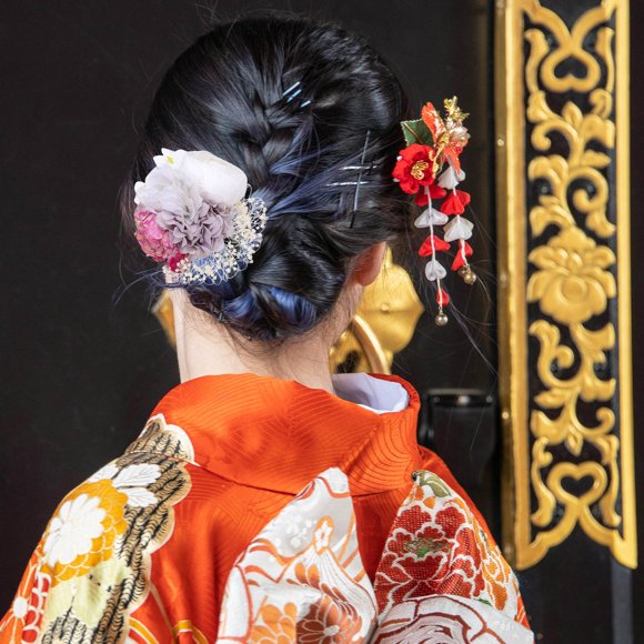 AURARMLET 1Jgo Accesorio Para El Estilo Japonés Púrpura Con Horquilla En U Para Cosplay Y Fiesta
