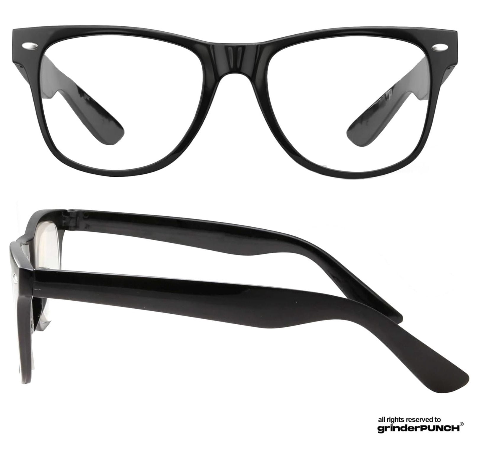 2 Pack High Magnification Reading Glasses Strong Power Readers -1.00-6.00 2 Pack Black 3.25 x