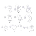 thumbnail image 2 of Bewildely navideñas para decoración de ambientes, lámpara de noche, herramienta de iluminación para fiestas, accesorios de diseño, Kits de decoración para fiestas Árbol de Navidad Bewildely HA070517-05B, 2 of 6