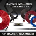 thumbnail image 2 of Kit de cableado para amplificador Black Diamond Dia-AK4 4-GA (1680 W), 2 of 8
