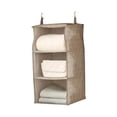 thumbnail image 1 of Binwennn Extra Large Load Bearing Non Woven Fabric Wardrobe Storage Hanging Bag Layer Clothing Bra Hanging Bag Bag Storage Fabric Hanging Rack Storage Fabric Clothes Containers for Organizing Bedding, 1 of 5