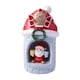 thumbnail image 3 of Escultura de resina para decoración de casas de pueblo navideñas, artesanías con luz, suministros de bricolaje, adorno iluminado para chimenea de Papá Noel, 3 of 8