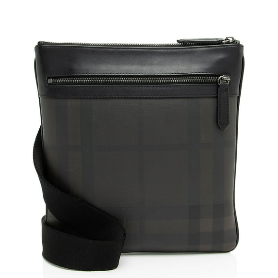 Pre-Owned Burberry London Check Beckley Messenger
