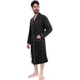 thumbnail image 3 of Luxurious Men's Cotton Robe Knit Bathrobe, 3 of 8