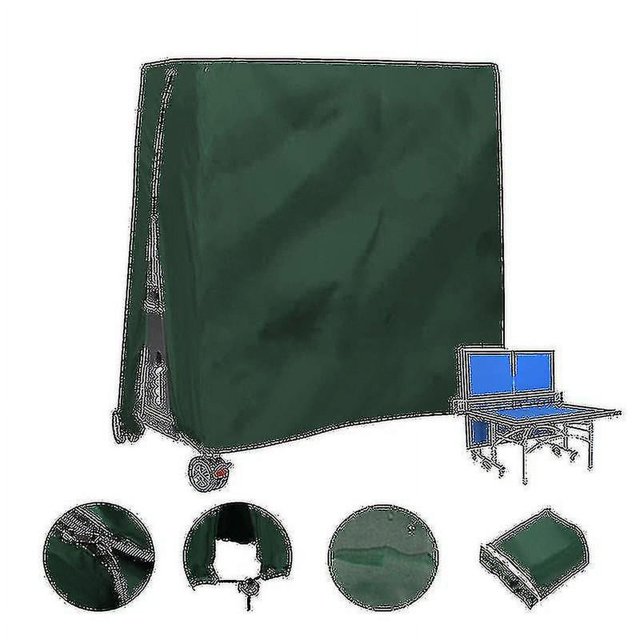 Housse de Table de Tennis de Table Extérieure Imperméable et Anti-Poussière 165x70x185cm