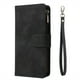 thumbnail image 3 of PU Leather Wallet Phone Case For Samsung Galaxy S21 Ultra S20 FE S10 S9 S8 Plus S10E Zipper Flip Card Slots Magnetic Cover, 3 of 5