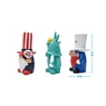 thumbnail image 5 of Madanar Independence Day Resin Gnomes 3-Piece Set for Tiered Tray Shelf Decorations - Statue of Liberty, Sparklers, USA Flag, 5 of 7