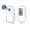 White host + 32G memory, variant on Thumb-Sized Mini Body Camera, Wearable Hands-Free POV Camera with Audio Video Recording for Vlogging, Hiking, Fishing, Travel Outdoor Adventures (Black/White)