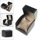 thumbnail image 5 of Estuche para reloj de cuero PU negro Exhibidor Organizador Pulsera Joyero jinwen Caja de reloj negra, 5 of 8