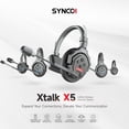 thumbnail image 2 of Sistema de intercomunicación con auriculares inalámbricos BAFONGCINE SYNCO xTalk X5, 2 of 7