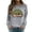 Gray, variant on Aayomet Womens Sweatshirts Trendy Women's Long Sleeve Crewneck Sweatshirt Mama Letter Print Graphic Shirts Pullover Tops,White XXL