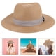 thumbnail image 3 of KAKOWELY Sombrero de playa para mujer, sombrero de paja de ala ancha, sombrero de playa para el sol, sombrero de verano para mujer, 3 of 5