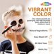 thumbnail image 2 of Kit de pintura facial Mosaiz, 18 colores, lavable a base de agua, 2 of 6