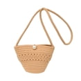 thumbnail image 3 of fenteer Women Crossbody Bag Bohemian Lightweight Beach Tote for Summer Holiday Party Khaki, 3 of 8