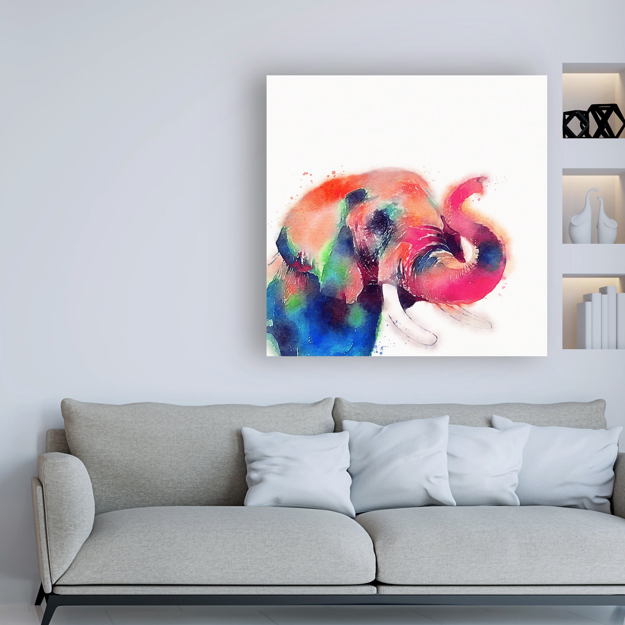 Trademark Fine Art 'The Majestic II' Canvas Art by Jacqueline Maldonad
