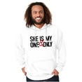thumbnail image 6 of Romantic Matching Set His Hers Couple Hoodie Hooded Sweatshirt Men Brisco Brands S, 6 of 7