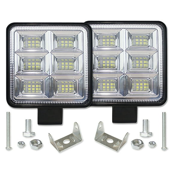 Par de Faros Cuadrados 36 LEDs Universales 142W TUNELIGHT-RENOVATIO