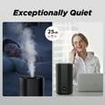 Homech Cool Mist Humidifier, Top Fill 4L, 12H Timer, Adjustable Mist