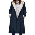 thumbnail image 1 of Long Cardigans Striped Button Down Vintage Boho Graphic Sweater Hoodies Winter Coats Jackets for Women, 1 of 5