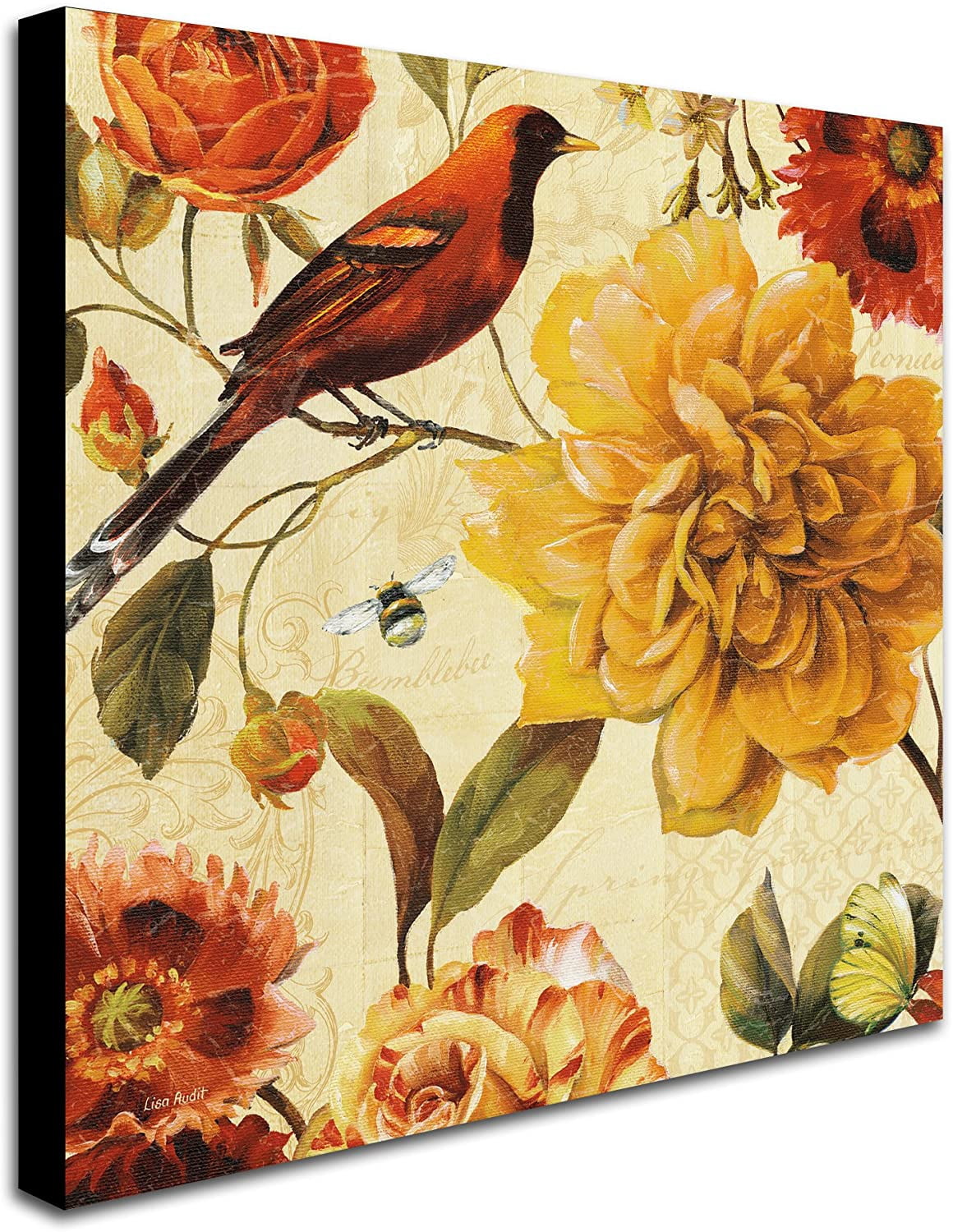 Trademark Fine Art "Rainbow Garden Spice II" Canvas Art by Lisa Audit