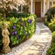 thumbnail image 4 of Artificial Hedge Fence Expandable Faux Leaf Screen Panel Decorative Wall For Balcony, 4 of 7