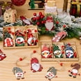 thumbnail image 2 of Opvise Eco-Friendly Hand-Carved Wooden Christmas Ornaments with Hemp Rope and Red Beads – Set of 3, 2 of 8