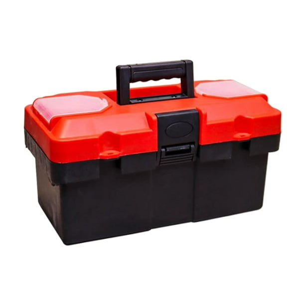 10''/14'' Heavy Duty Tool Box Portable Tray Toolbox Storage Box Hardware  Organizer for Home Garage 14in_ 