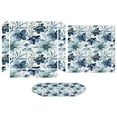 thumbnail image 2 of Blue Flower Pattern PS4/PS4 Pro/PS4 Slim Skin Sticker For Console And Controller Skins, 2 of 6