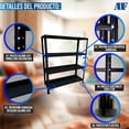 thumbnail image 4 of Estante Organizador Anaquel Metálico Ajustable Adf Estantería ADF-1N 100x84x30 cm Multiusos Color Negro, 4 of 7