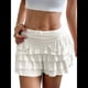 thumbnail image 2 of Faldas Vaporosas para Mujer, Faldas Pantalón con Volantes y Lazo, Minifaldas de Cintura Alta para Adolescentes, Faldas Pantalón de Tenis para Verano XL, 2 of 8