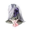 thumbnail image 2 of Fantasma decapitado que camina, iluminado y activado por voz, decoración para fiestas de terror, para patio, porche, exterior e interior, de cloruro de polivinilo morado. Juguete para gatear., 2 of 6