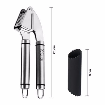 Stainless Steel Garlic Press, Home Kitchen Cooking tool ...