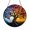 Acrylic 3.5 Inch, variant on Green Leaf Tree Window Hanging – Stained Glass Style Nature Art