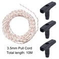 thumbnail image 5 of Recoil Starter Rope 10 Meters 3Mm Pull Rope with 3 Starting Handle for Lawn Mower, Chainsaw, String Trimmer, Petrol Engines, 5 of 5