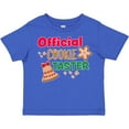 thumbnail image 3 of Inktastic Christmas Official Cookie Taster with Bell and Star Cookie Boys or Girls Toddler T-Shirt, 3 of 5
