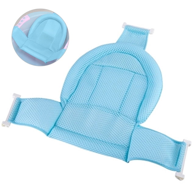 Red de baño para bebé, red de soporte para baño, cabestrillo ajustable para bañera, transpirable